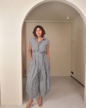 BWChecksjumpsuit1