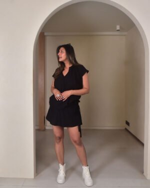 Black Rayon Skort1