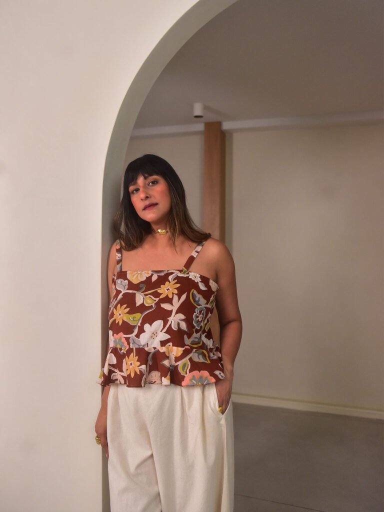 Sola Peplum Top