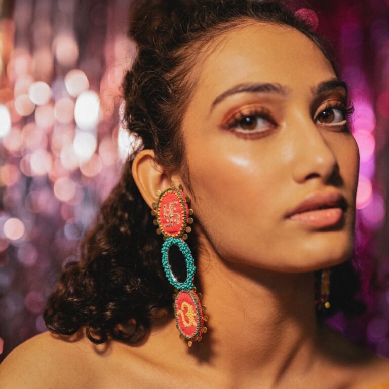 Kesar Kasturi Ethnic Earrings