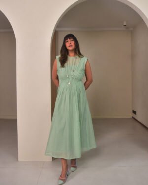 Chanderipintuckdress3