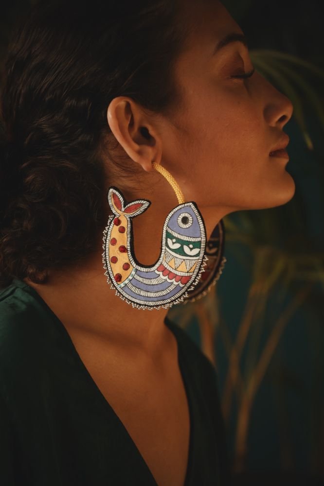 Oh Fish Hoop Earrings