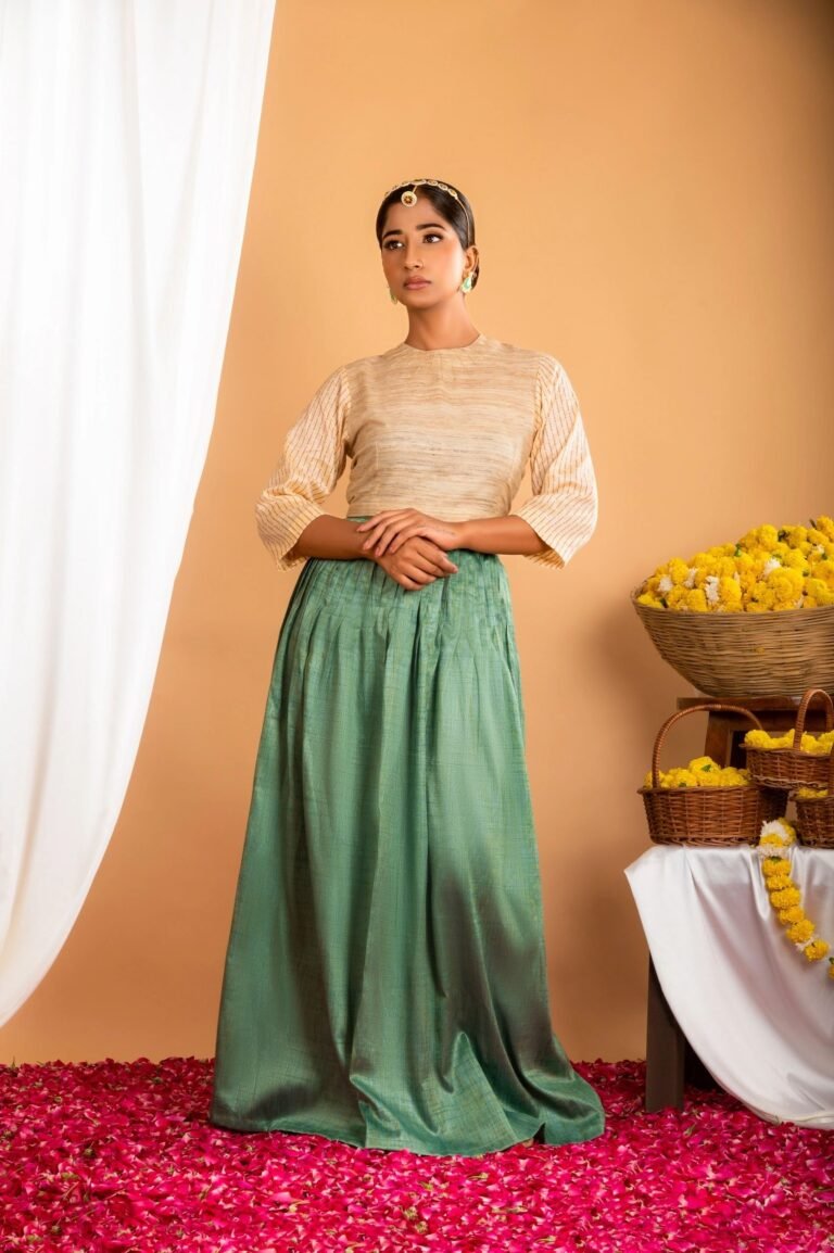 Radiant Pleat Skirt
