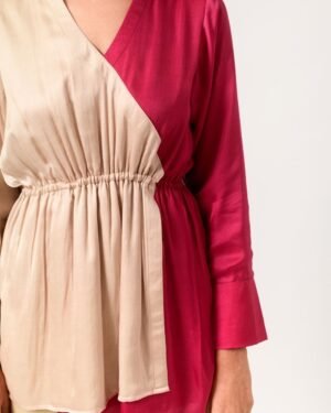 EcruWineFullSleevesBlouse 3 1