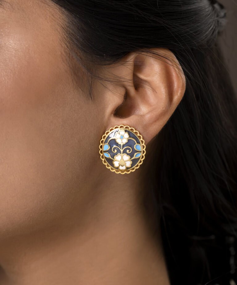 Feroza Keerat Stud Earrings