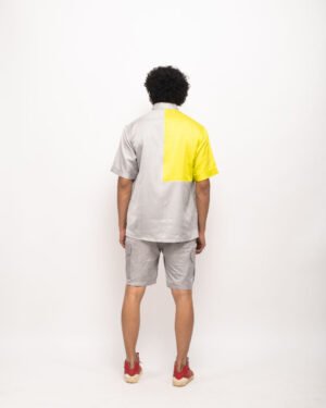 Grey Neon Colorblocked Co ord Set 5