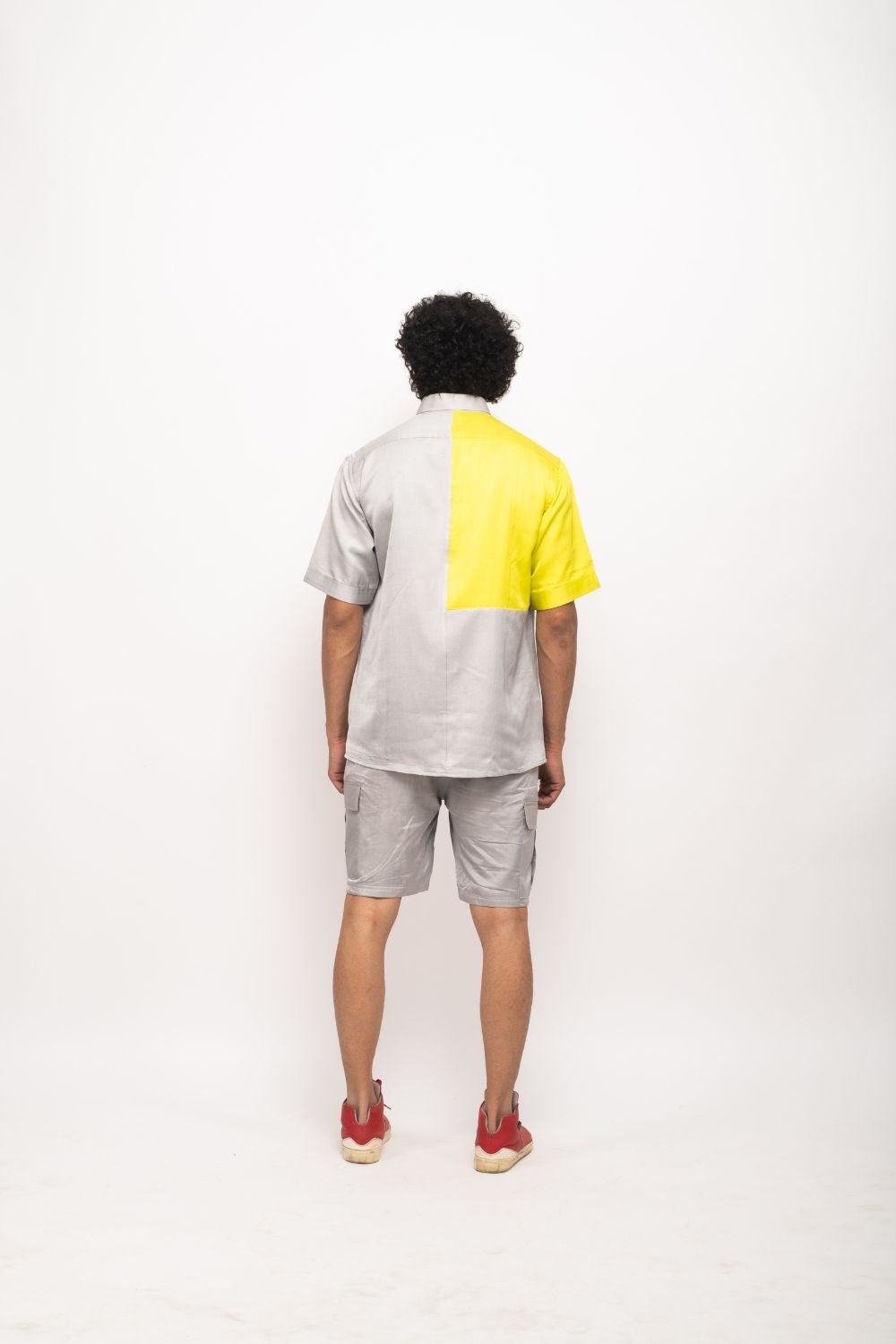 Grey Neon Colorblocked Co ord Set 5