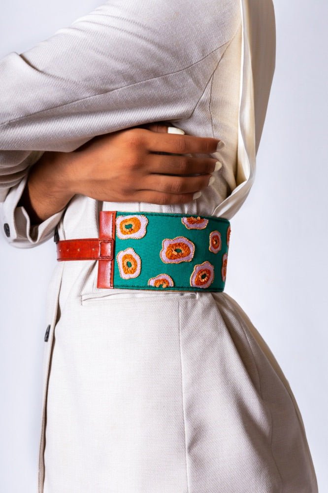 Marbles Leather Belt