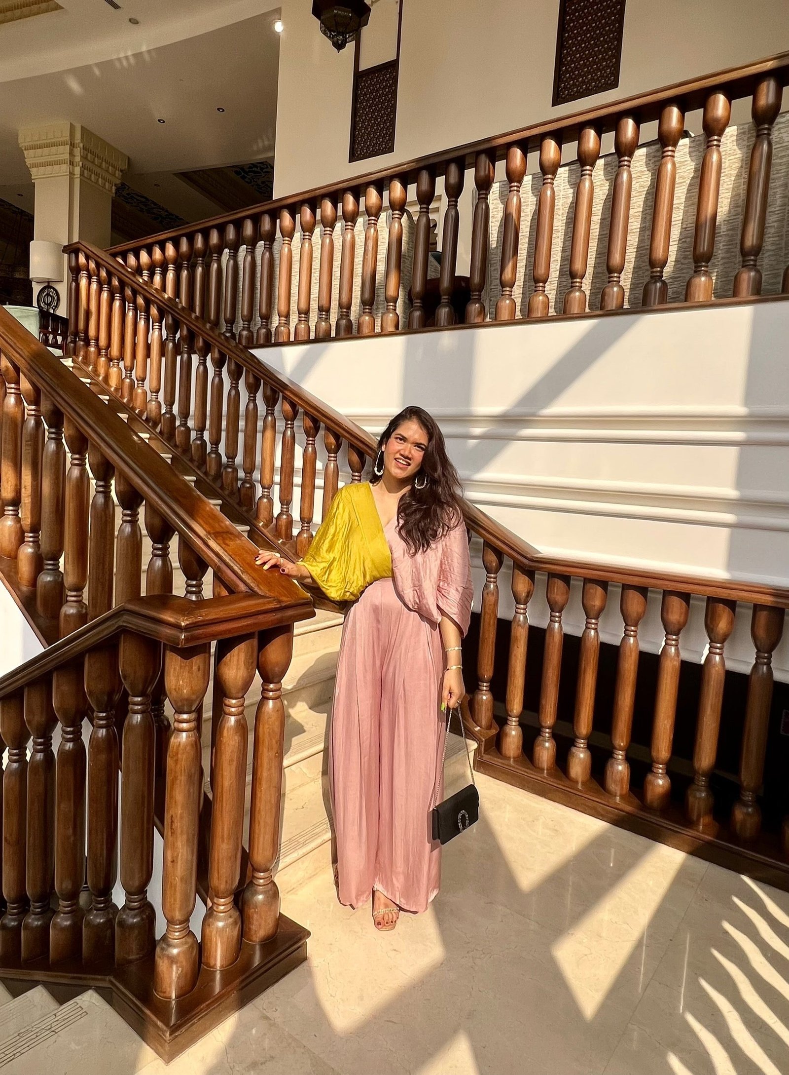 Pink-Yellow Jumpsuit