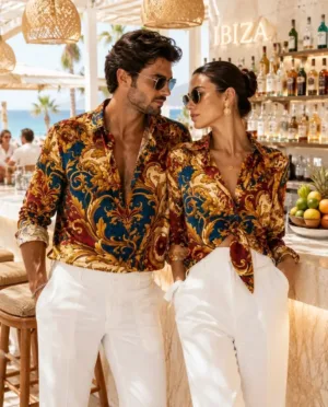 Multicolor Baroque Resort Shirt