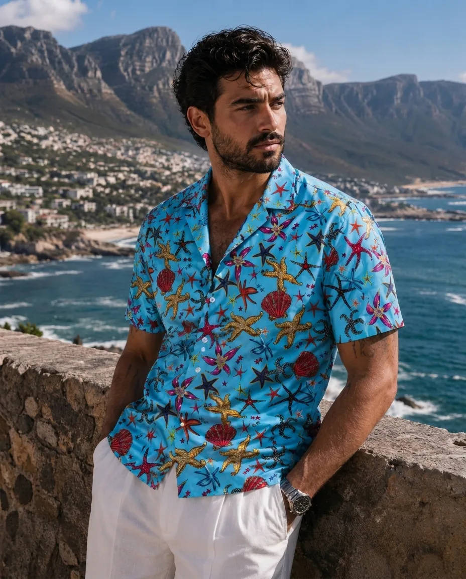 Turquoise Marine Resort Shirt