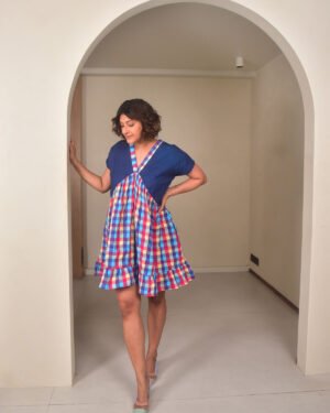 Multichecksshortdress2