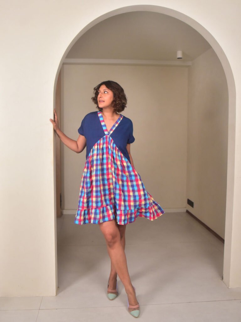 Rio Handloom Cotton Short Dress