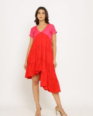 Red PinkAsymmetricalDress GreyRouchingSet GreyKaftanSet GreyKaftanSet WineCo ordSet 1