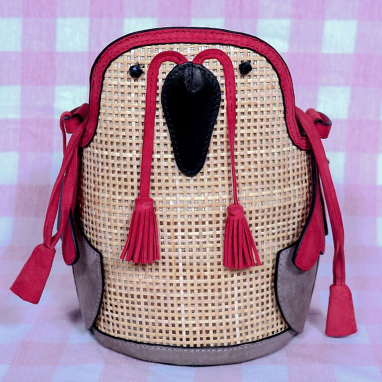 Feather Bag Pink/Grey