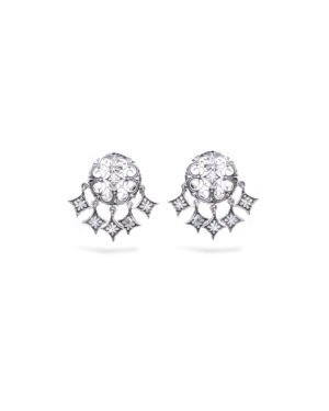 Silver Oxidised Tarnishfree Charm Stud Earrings Thar 1