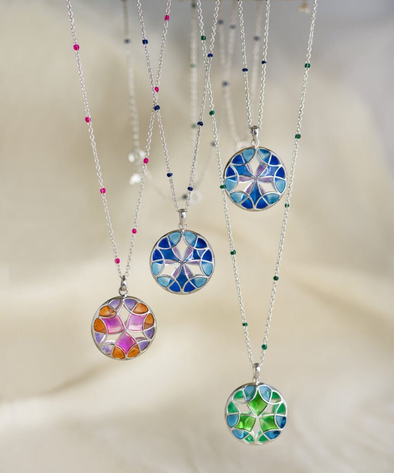 Aqua Blue Treasure Pendant