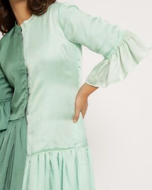 Teal TeaGreenHalf HalfDress 6