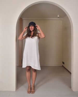 WhiteRayonShortDress2