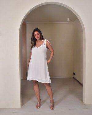 WhiteRayonShortDress6