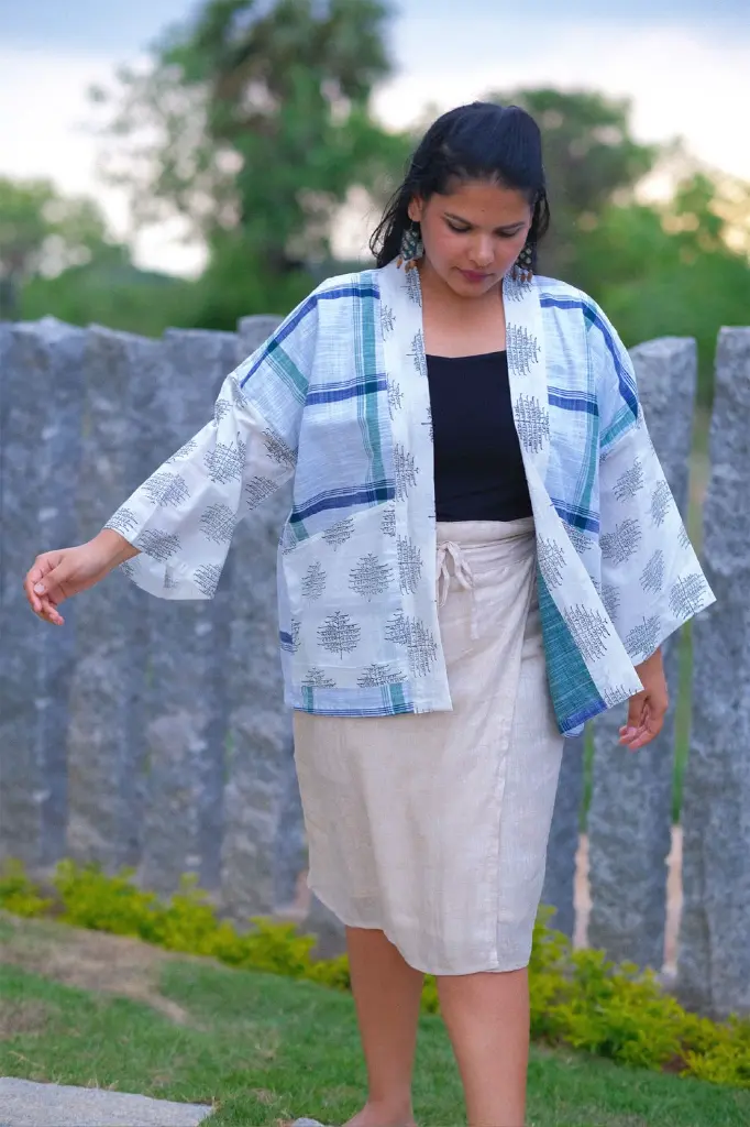 Yoru Checkered Kimono