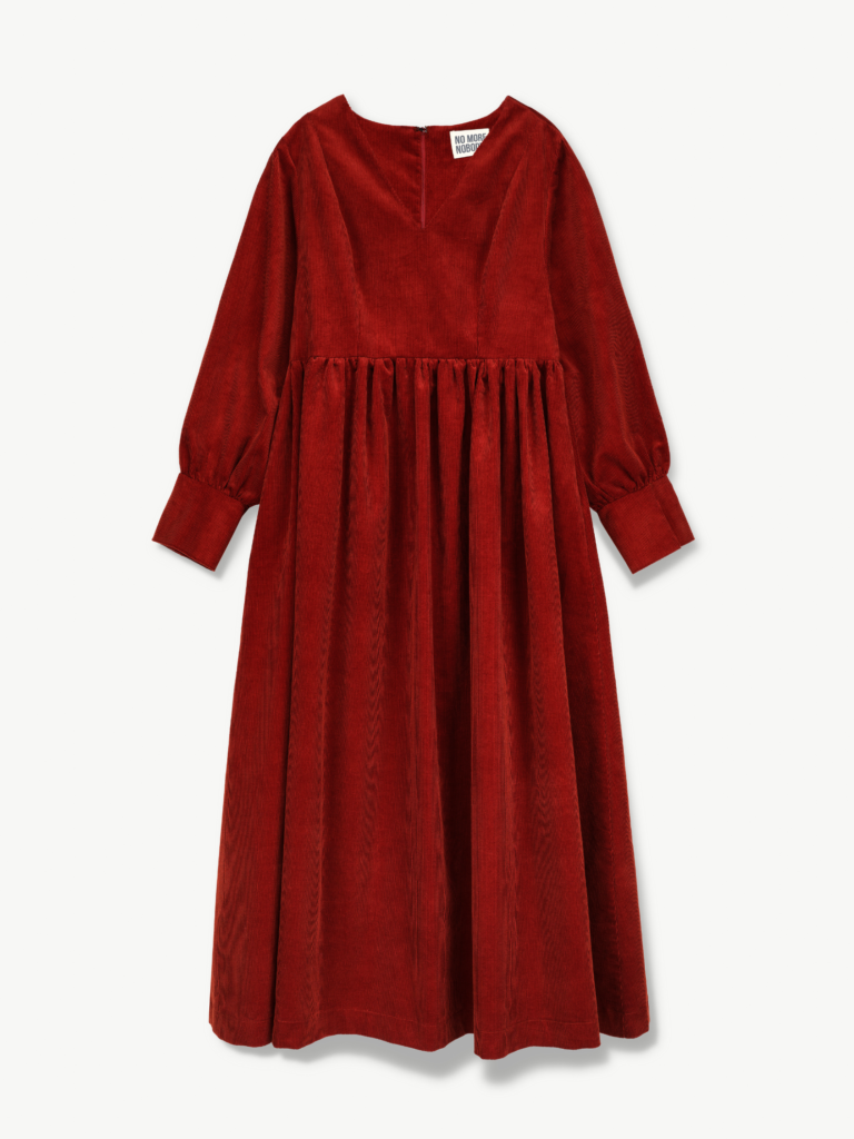 Rust Corduroy Michelle Dress