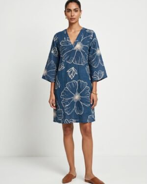 16 Noa Blue Cotton Dress 2