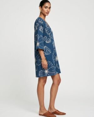16 Noa Blue Cotton Dress 3