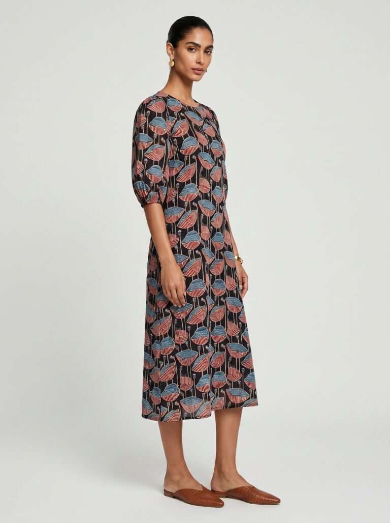 Ava Black Modal Dress