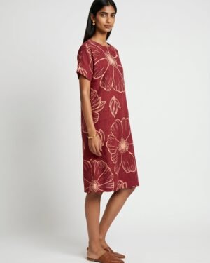 20 Bea Red Modal dress 1