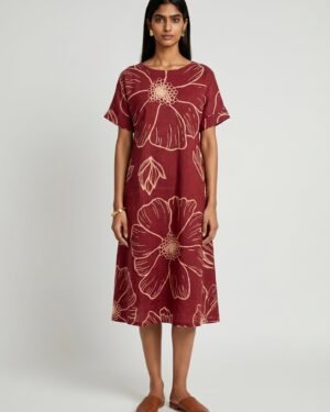 20 Bea Red Modal dress 2