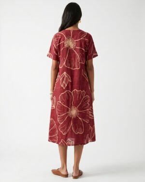 20 Bea Red Modal dress 3