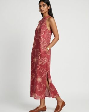 23 Rue Red Modal Dress 2