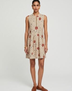 26 Ivy Beige Cotton Dress 2