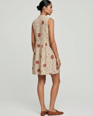 26 Ivy Beige Cotton Dress 3