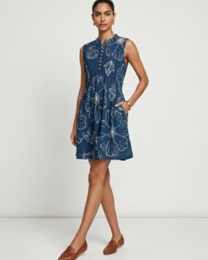 28 Ivy Blue Modal Dress 1