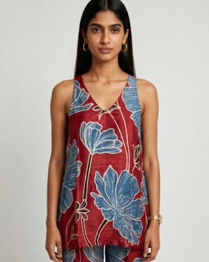 2 Dua Red Modal co ord set 2