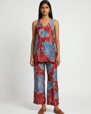 2 Dua Red Modal co ord set 3