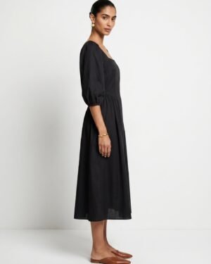 31 Zoe Black Chanderi Dress 1