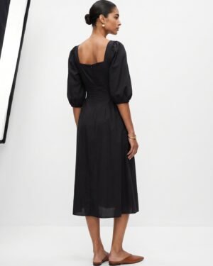 31 Zoe Black Chanderi Dress 2