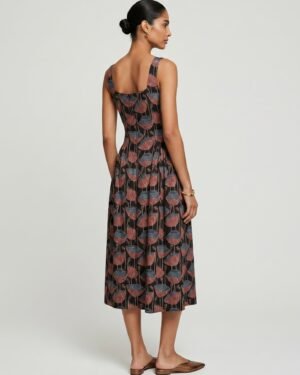 35ZoeSleevelessBlackPoppyModalDress 2