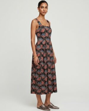 35ZoeSleevelessBlackPoppyModalDress 3