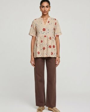 39LouBeigeCottonTop 4