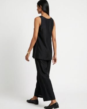 3 Dua Black Chanderi co ord set 3