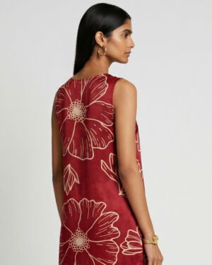 4 Ana Red Modal Kurta set 2