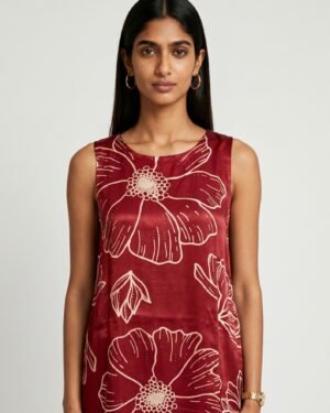 4 Ana Red Modal Kurta set 3