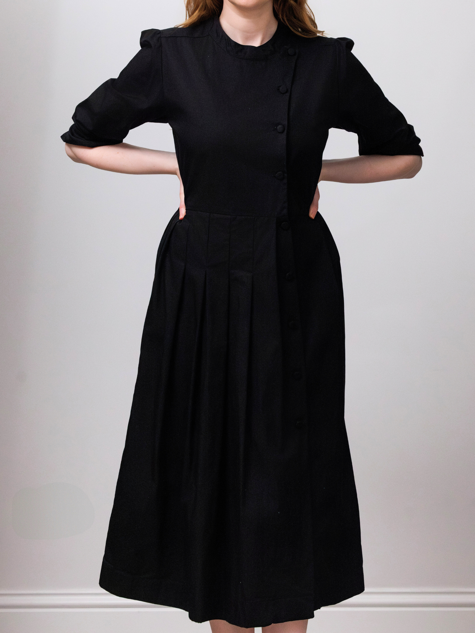 Black Midi Talitha Dress
