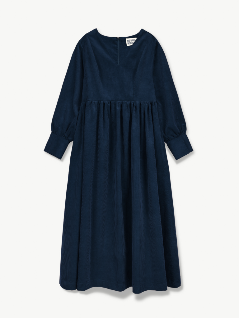 Navy Corduroy Michelle Dress