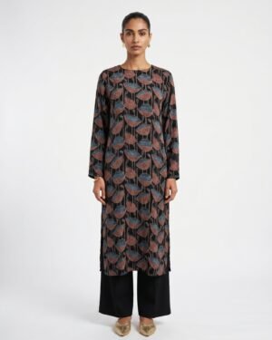 9 Iva Black Modal Kurta set 1