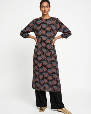 9 Iva Black Modal Kurta set 2